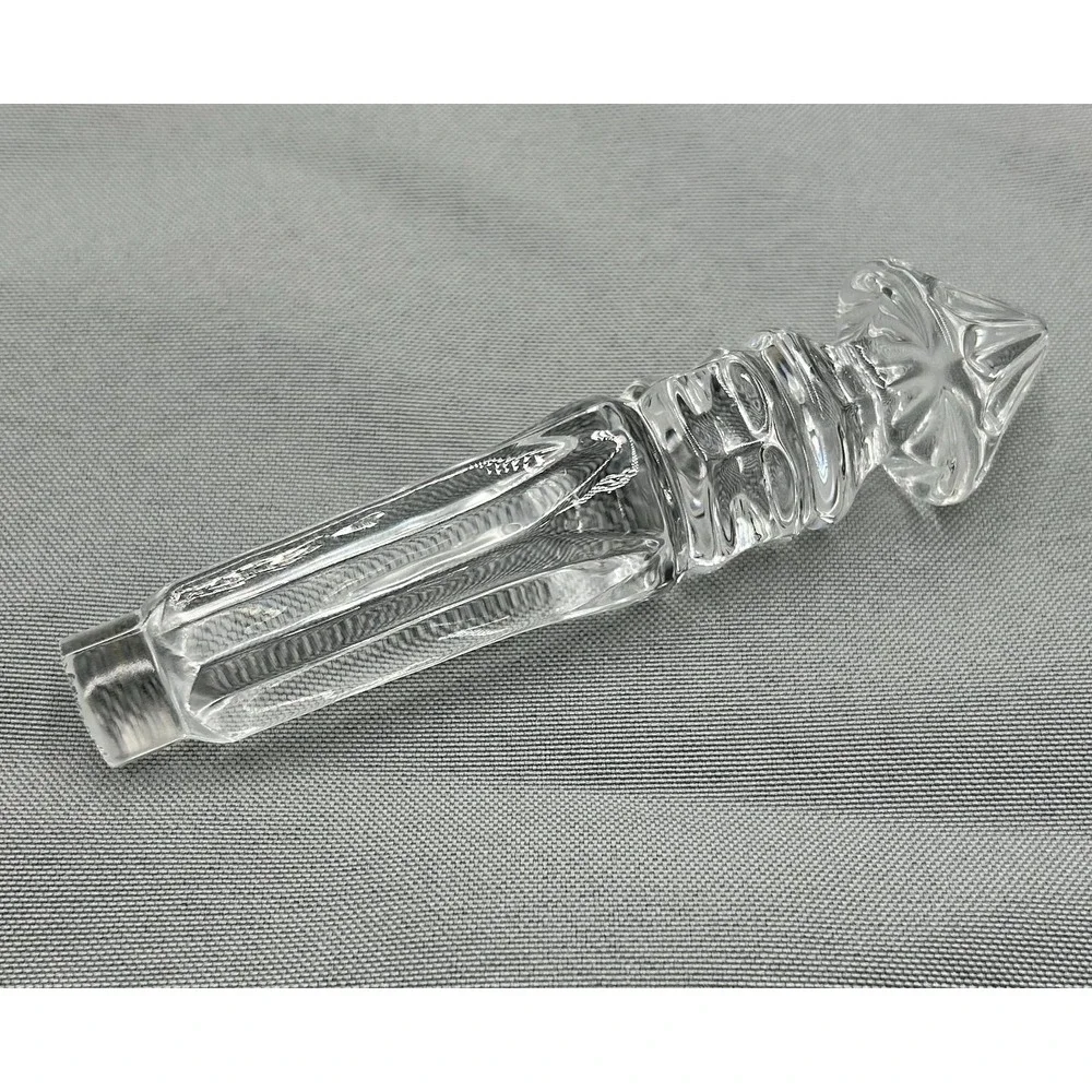 Vintage Ribbed Glass Decanter Cruet Stopper‎ 5
